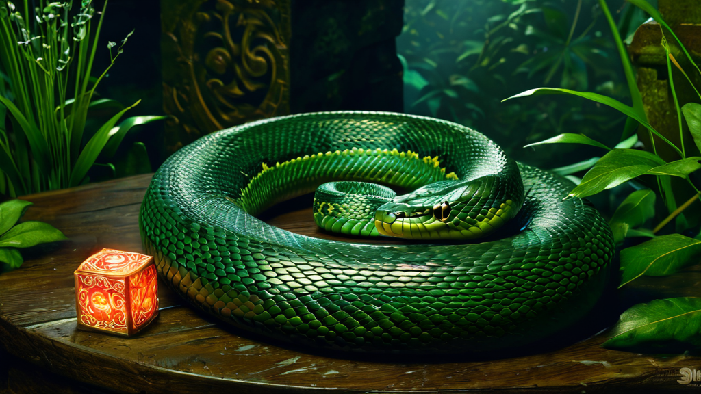 Open dream diary with interpretations in a dreamlike world - Snake Dream Meaning