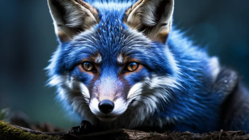 Open dream diary with interpretations in a dreamlike world - Blue fox dream meaning