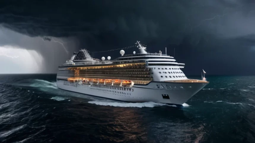 Open dream diary with interpretations in a dreamlike world - Dream about cruise ship in storm